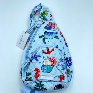 Vera Bradley Essential Compact Sling Anchors Aweigh NWT